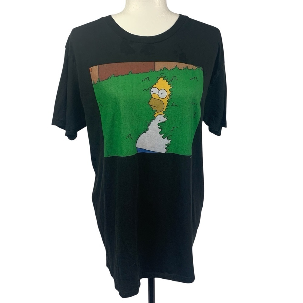 Simpsons Graphic T-shirt Homer 20th Century 100% Cotton Preshrunk Retro Unisex L